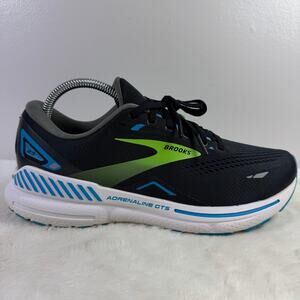 Brooks Adrenaline GTS 23 Men's Running Shoes – Black/Blue, Size 8.5